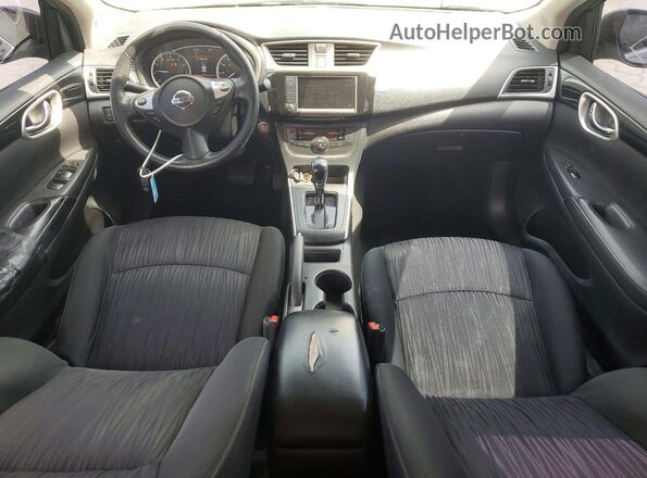 3N1AB7AP8KY432320 2019 NISSAN SENTRA Gray წინა პანელის ხედი