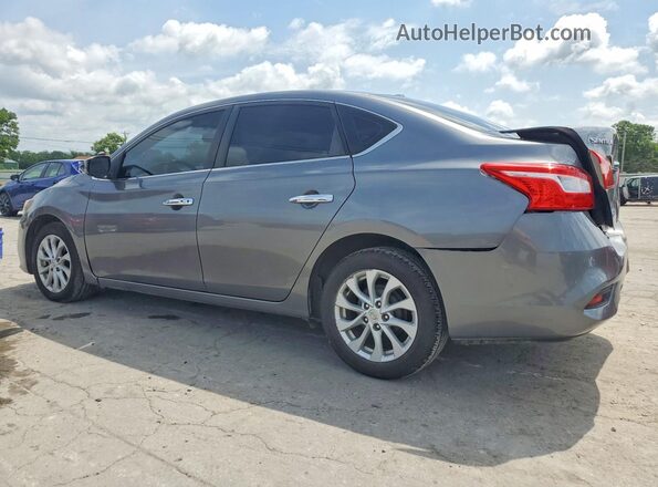 3N1AB7AP8KY432320 2019 NISSAN SENTRA Gray უკანა მარცხენა