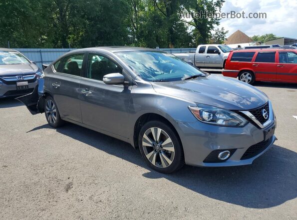 3N1AB7AP8KY439039 2019 NISSAN SENTRA Gray Առջևի աջ