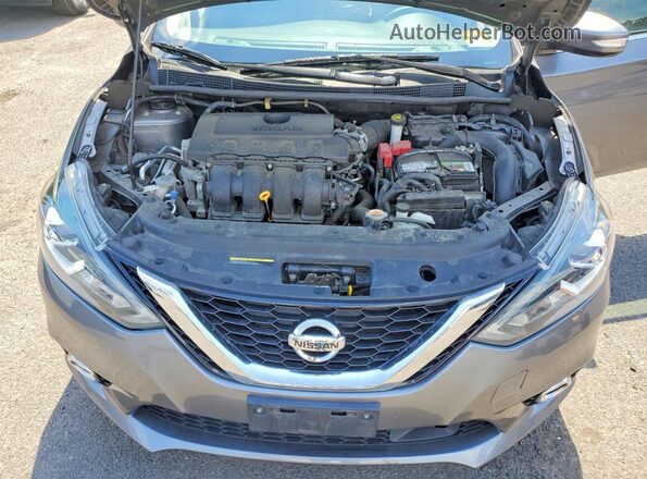 3N1AB7AP8KY439039 2019 NISSAN SENTRA Gray Սալոնի հետևի տեսք
