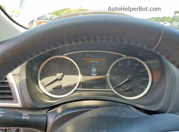 3N1AB7AP8KY439039 2019 NISSAN SENTRA Gray Սարքավորումների վահանակի տեսք