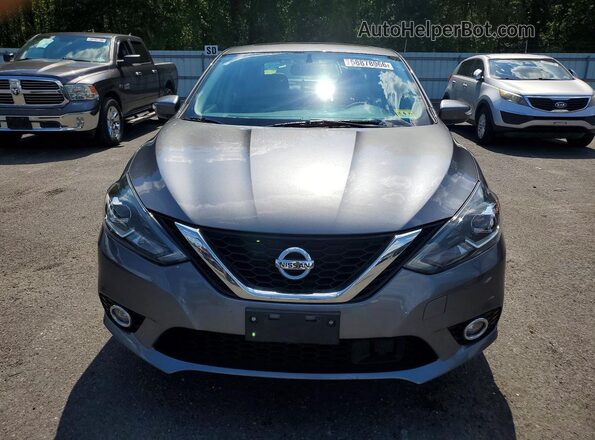3N1AB7AP8KY439039 2019 NISSAN SENTRA Gray Դիմացի տեսք