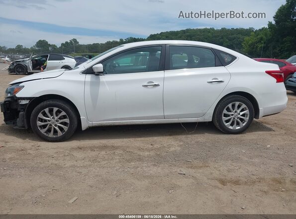 3N1AB7AP8KY442247 2019 NISSAN SENTRA White 