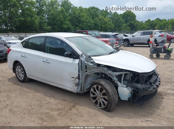 3N1AB7AP8KY442247 2019 NISSAN SENTRA White 360 interior view