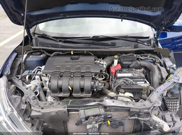 3N1AB7AP8KY445956 2019 NISSAN SENTRA Blue Vista trasera