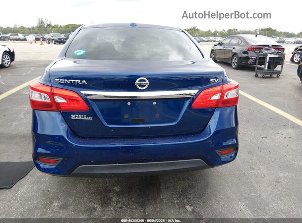 3N1AB7AP8KY445956 2019 NISSAN SENTRA Blue 