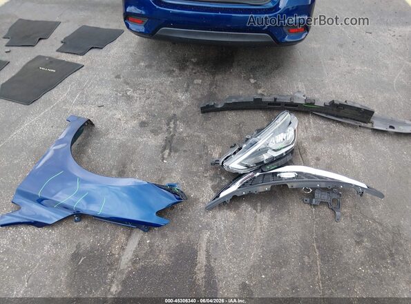 3N1AB7AP8KY445956 2019 NISSAN SENTRA Blue Vista del cuadro de instrumentos