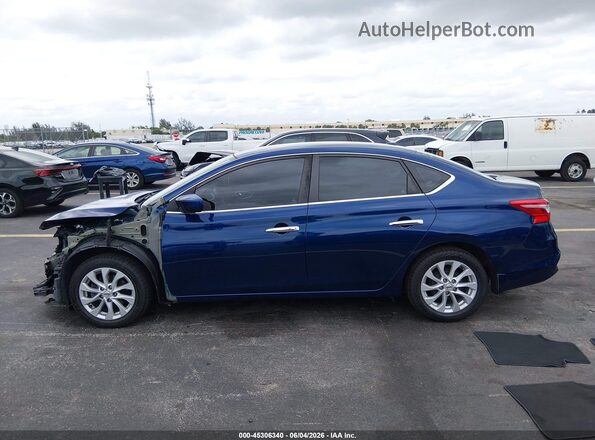 3N1AB7AP8KY445956 2019 NISSAN SENTRA Blue 