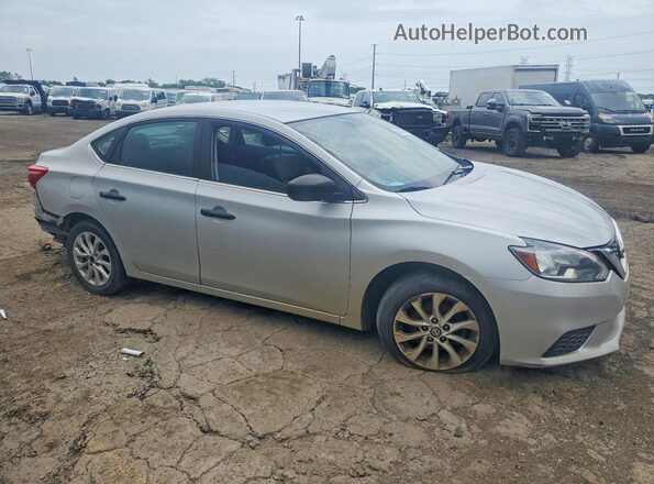 3N1AB7AP8KY453684 2019 NISSAN SENTRA Silver 