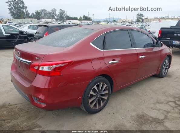 3N1AB7AP9GL655955 2016 NISSAN SENTRA Red უკანა მარჯვენა
