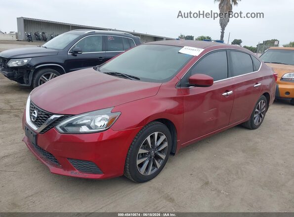 3N1AB7AP9GL655955 2016 NISSAN SENTRA Red წინა მარცხენა ხედი სამი მეოთხედიდან