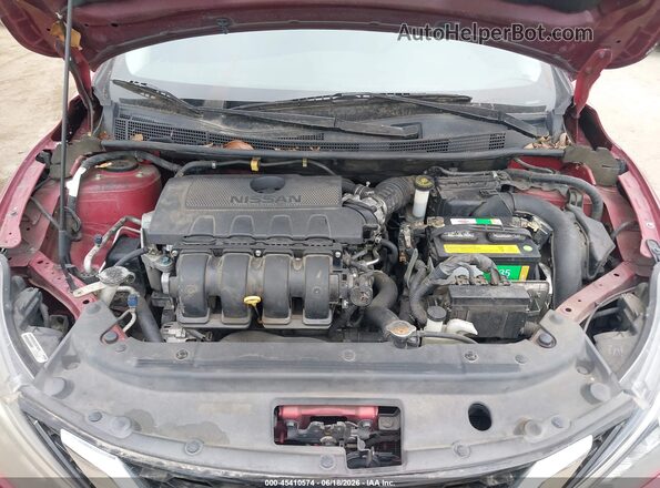 3N1AB7AP9GL655955 2016 NISSAN SENTRA Red უკანა ხედი
