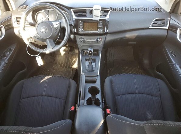 3N1AB7AP9GL656863 2016 NISSAN SENTRA Silver Вид панелі приладів