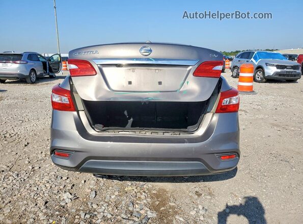 3N1AB7AP9GL656863 2016 NISSAN SENTRA Silver Вид ззаду
