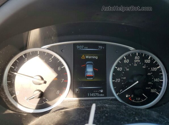 3N1AB7AP9GL656863 2016 NISSAN SENTRA Silver Вид щитка приладів