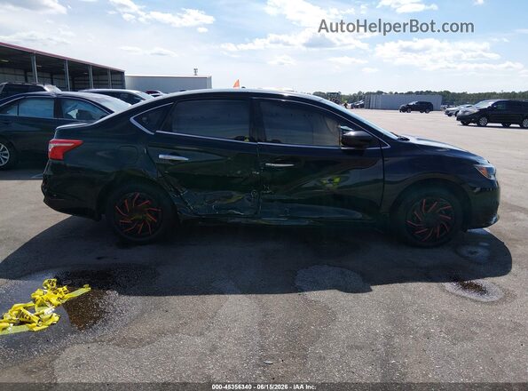 3N1AB7AP9GL663649 2016 NISSAN SENTRA Black Rear interior view