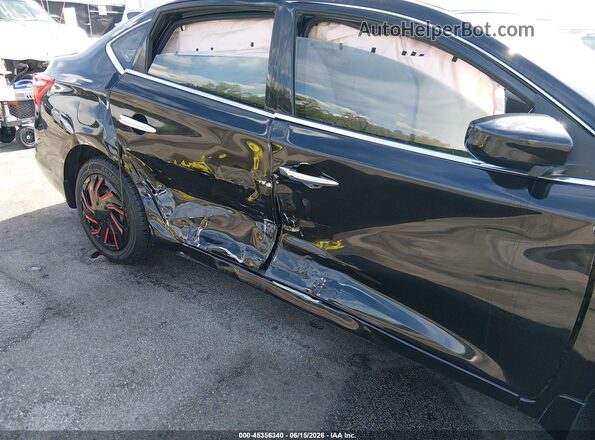 3N1AB7AP9GL663649 2016 NISSAN SENTRA Black Front view
