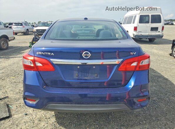 3N1AB7AP9GL665224 2016 NISSAN SENTRA Blue Widok z tyłu