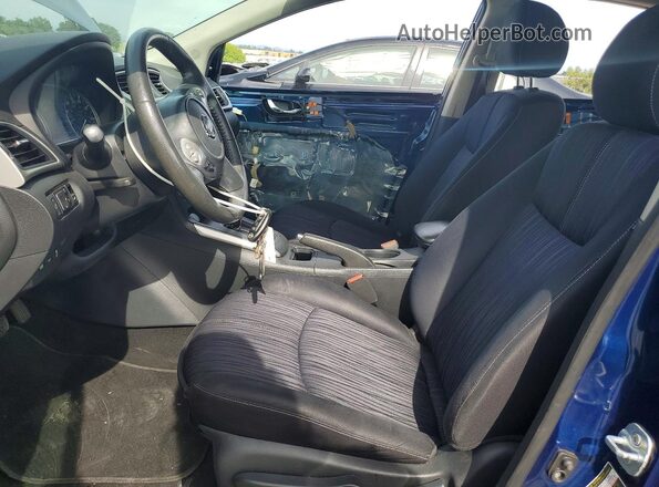 3N1AB7AP9GL665224 2016 NISSAN SENTRA Blue Widok wnętrza z przodu