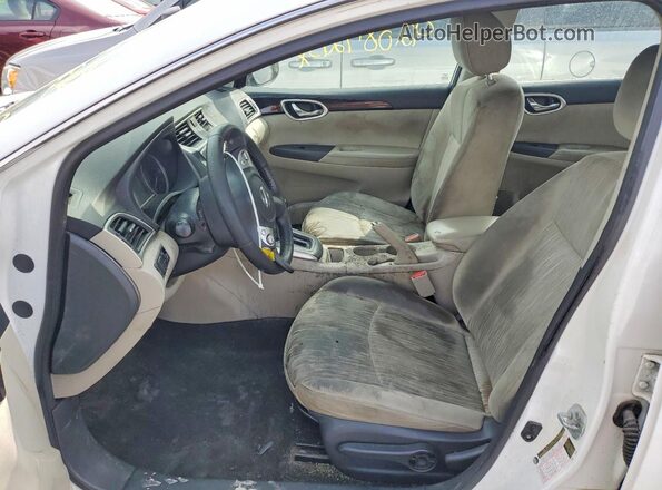 3N1AB7AP9GL679673 2016 NISSAN SENTRA White Widok wnętrza z przodu