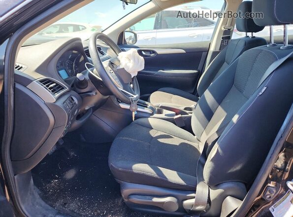 3N1AB7AP9GY216936 2016 NISSAN SENTRA Black Widok wnętrza z przodu
