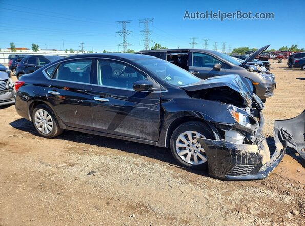 3N1AB7AP9GY216936 2016 NISSAN SENTRA Black Przód prawy