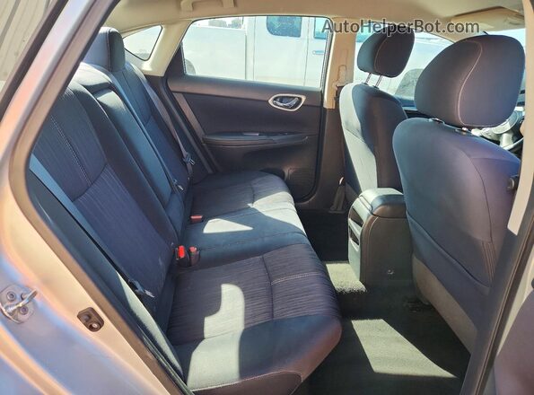 3N1AB7AP9GY224972 2016 NISSAN SENTRA Silver უკანა სავარძლების ხედი
