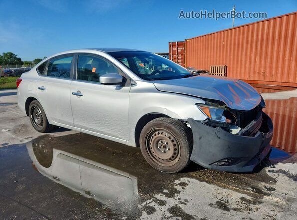 3N1AB7AP9GY233137 2016 NISSAN SENTRA Silver 