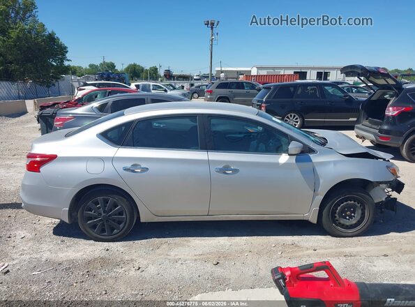3N1AB7AP9GY244199 2016 NISSAN SENTRA Silver Вид задньої частини салону