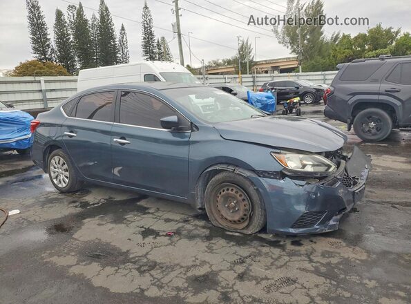 3N1AB7AP9GY247152 2016 NISSAN SENTRA Синий 