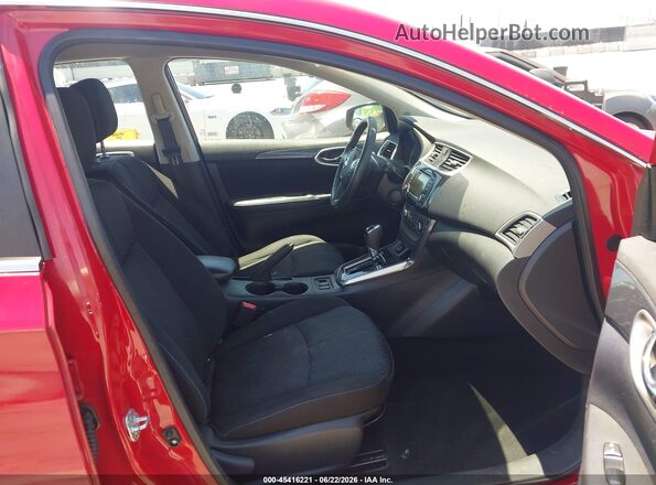 3N1AB7AP9GY284007 2016 NISSAN SENTRA Red Widok wnętrza z przodu