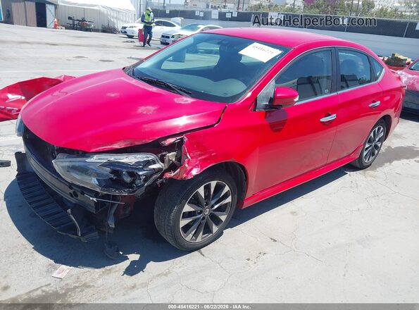 3N1AB7AP9GY284007 2016 NISSAN SENTRA Red Przód lewy