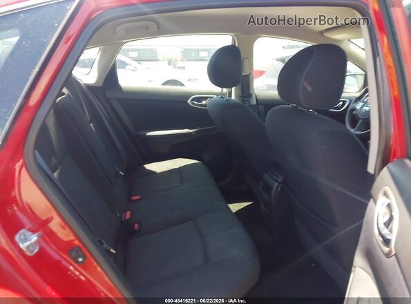 3N1AB7AP9GY284007 2016 NISSAN SENTRA Red Widok naklejki z numerem VIN