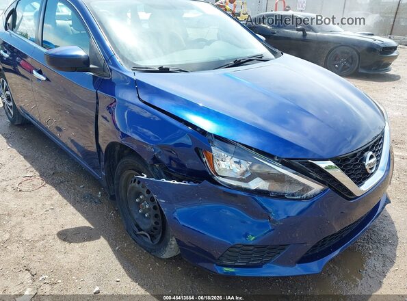 3N1AB7AP9GY317801 2016 NISSAN SENTRA Blue Front view