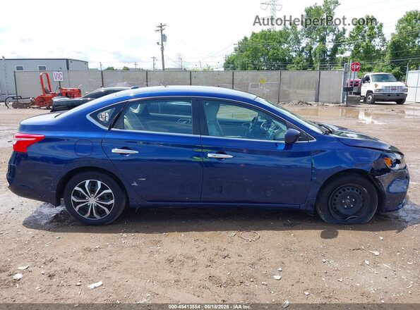 3N1AB7AP9GY317801 2016 NISSAN SENTRA Blue Rear interior view