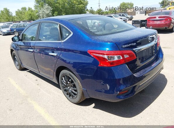 3N1AB7AP9GY328636 2016 NISSAN SENTRA Blue Հետևի ձախ