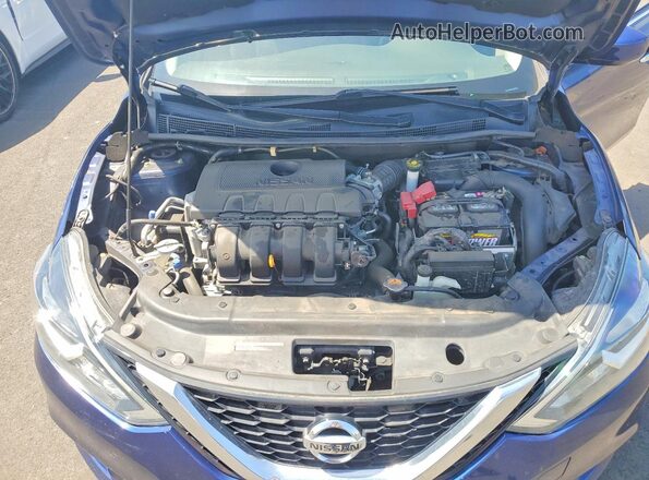3N1AB7AP9GY330726 2016 NISSAN SENTRA Blue უკანა სალონის ხედი
