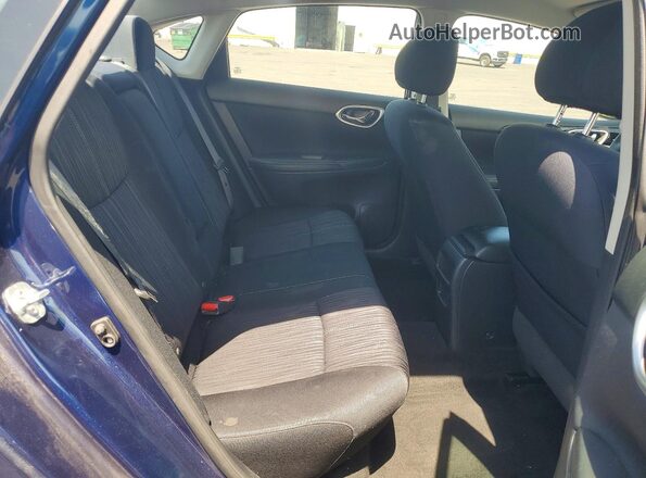 3N1AB7AP9GY330726 2016 NISSAN SENTRA Blue უკანა სავარძლების ხედი