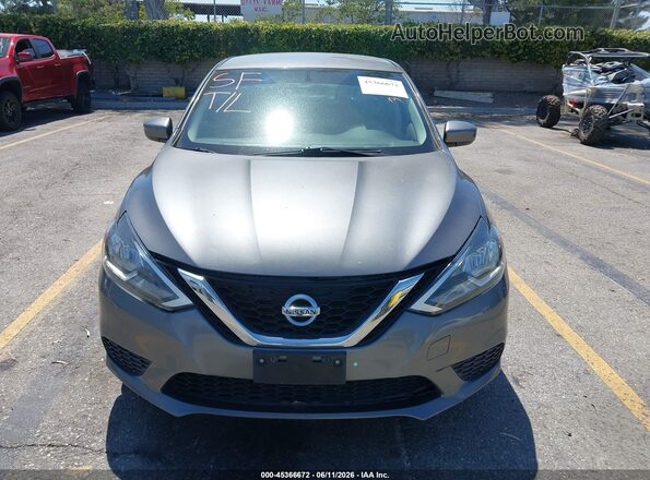 3N1AB7AP9HL662826 2017 NISSAN SENTRA Gray Instrument cluster view