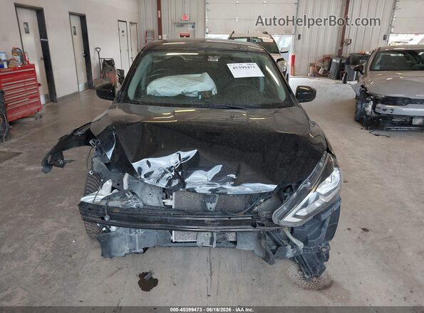 3N1AB7AP9HY219627 2017 NISSAN SENTRA Black Instrument cluster view