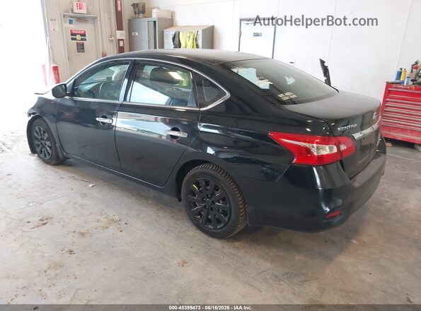 3N1AB7AP9HY219627 2017 NISSAN SENTRA Black Rear left