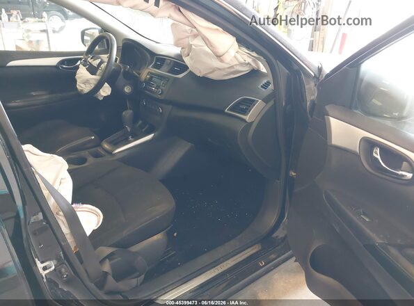 3N1AB7AP9HY219627 2017 NISSAN SENTRA Black Front interior view