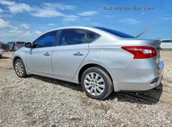 3N1AB7AP9HY220356 2017 NISSAN SENTRA Silver Tył lewy