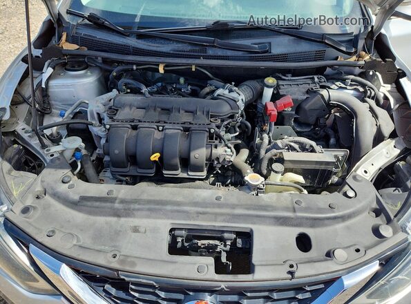 3N1AB7AP9HY220356 2017 NISSAN SENTRA Silver Widok wnętrza z tyłu