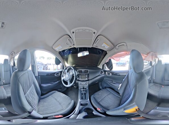 3N1AB7AP9HY220356 2017 NISSAN SENTRA Silver Widok naklejki z numerem VIN