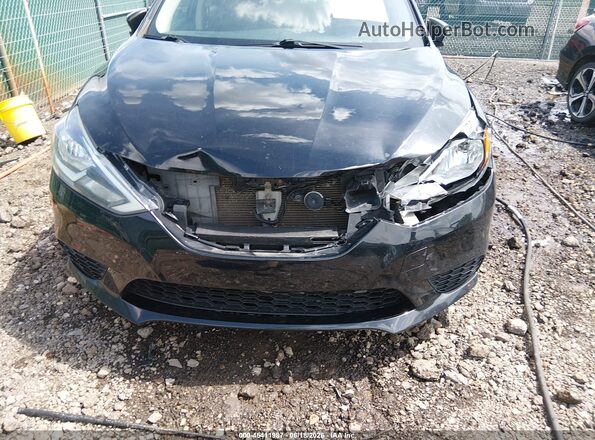 3N1AB7AP9HY221121 2017 NISSAN SENTRA Black Դիմացի տեսք