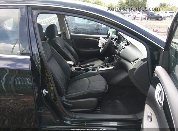 3N1AB7AP9HY221121 2017 NISSAN SENTRA Black Սալոնի դիմացի տեսք