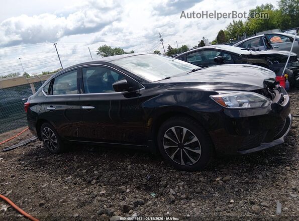 3N1AB7AP9HY221121 2017 NISSAN SENTRA Black Սալոնի հետևի տեսք