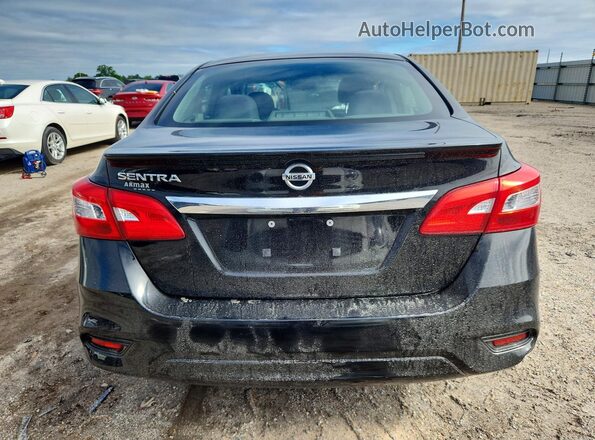 3N1AB7AP9HY236928 2017 NISSAN SENTRA Black Rear view