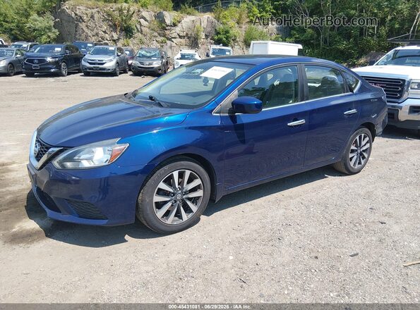 3N1AB7AP9HY239036 2017 NISSAN SENTRA Blue Vista tres cuartos delantera izquierda